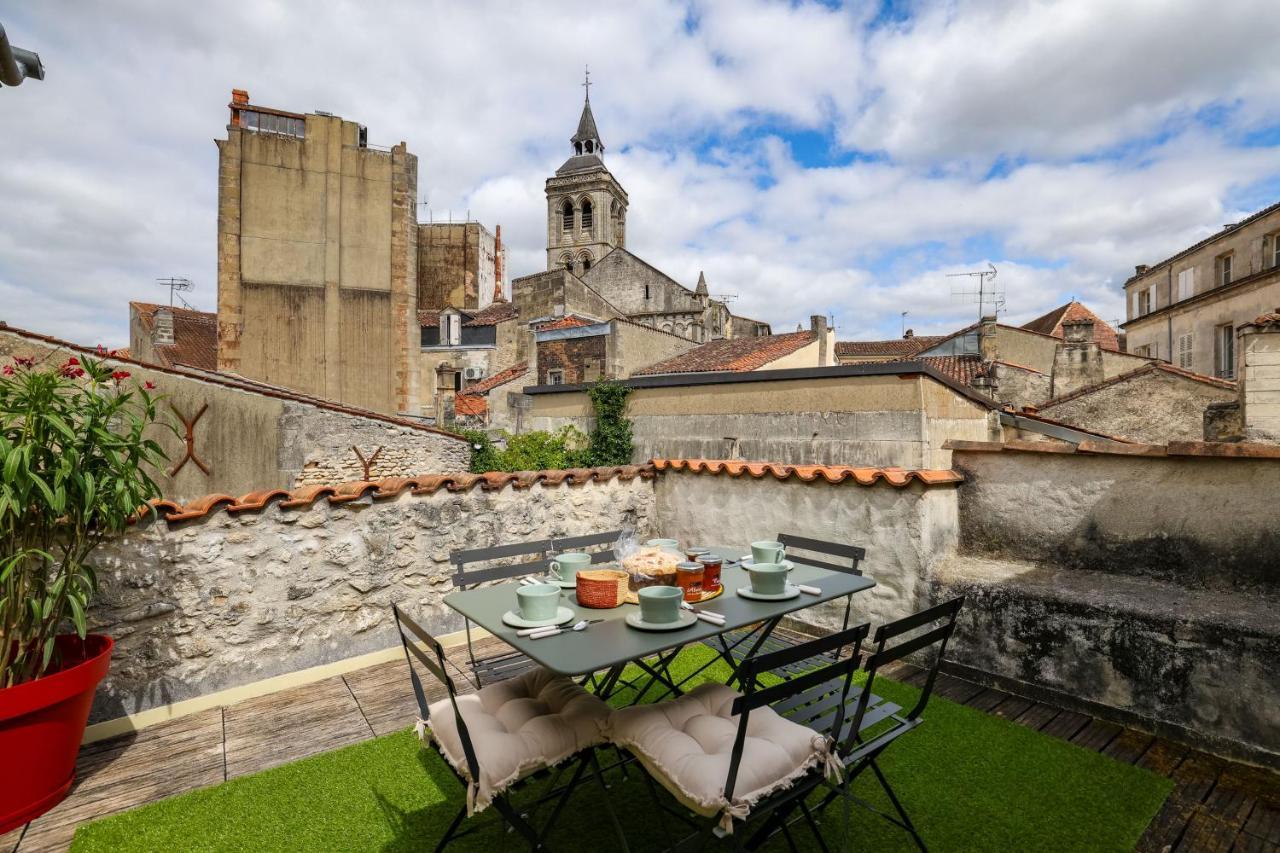 Apartament Tour Du Palais #Terrasse #Vue Cognac Zewnętrze zdjęcie